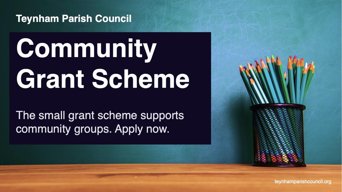 Community Grant Scheme now open