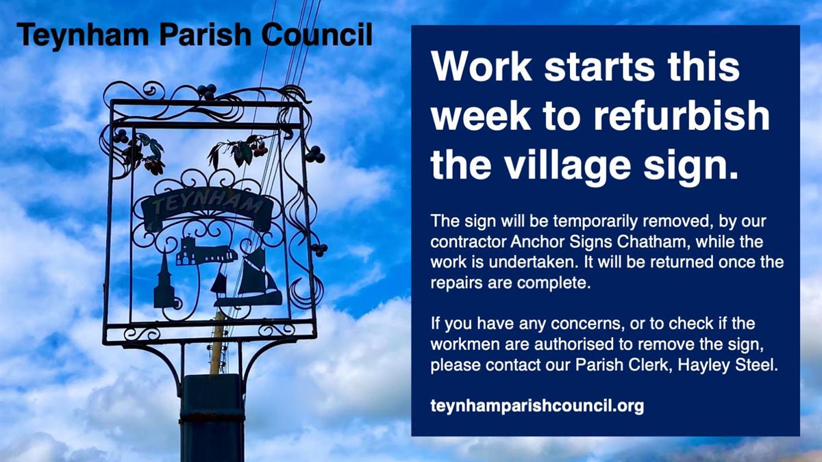 Teynham Village Sign to be refurbished