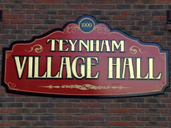 Teynham Village Hall Sign