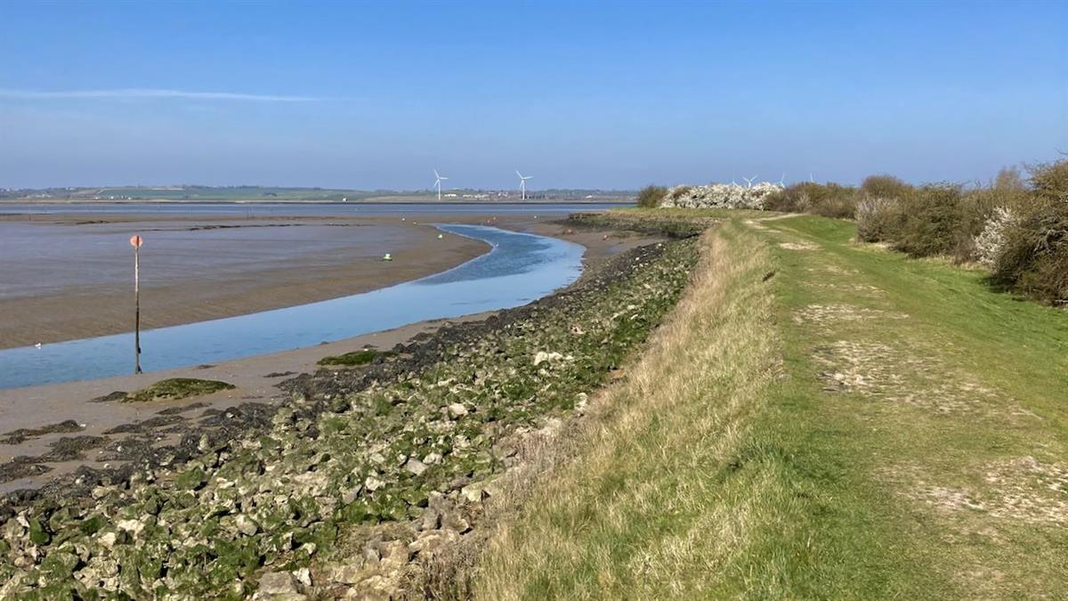 Views towards The Swale