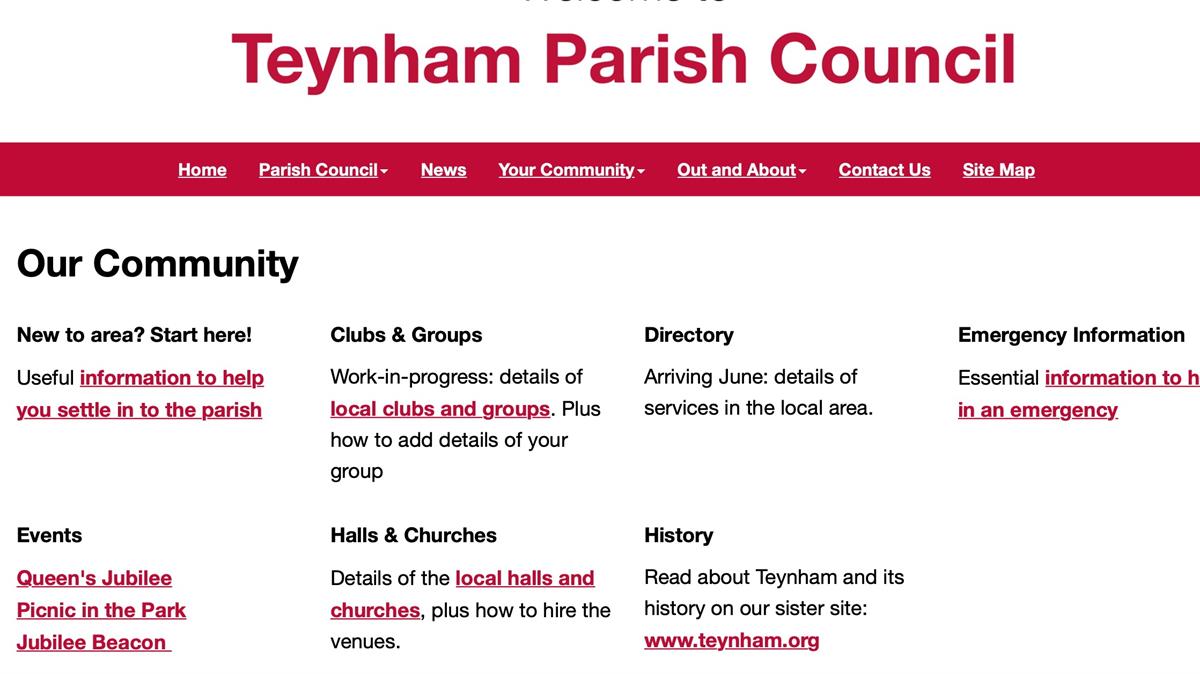 Parish Council Website