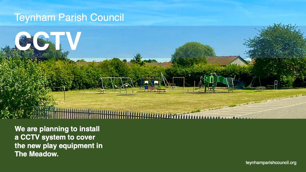 We are adding a CCTV system to cover the new play area.